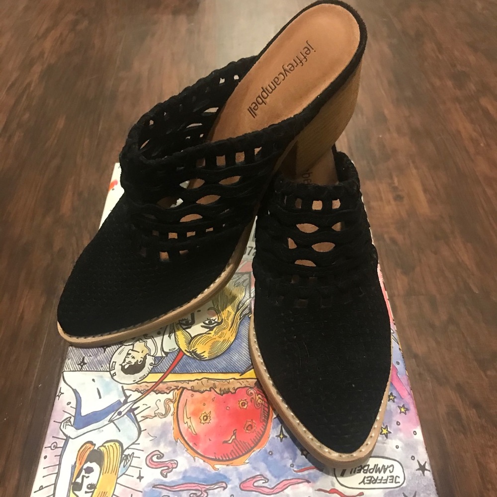 Jeffrey Campbell FAVELA PERFORATED MULES